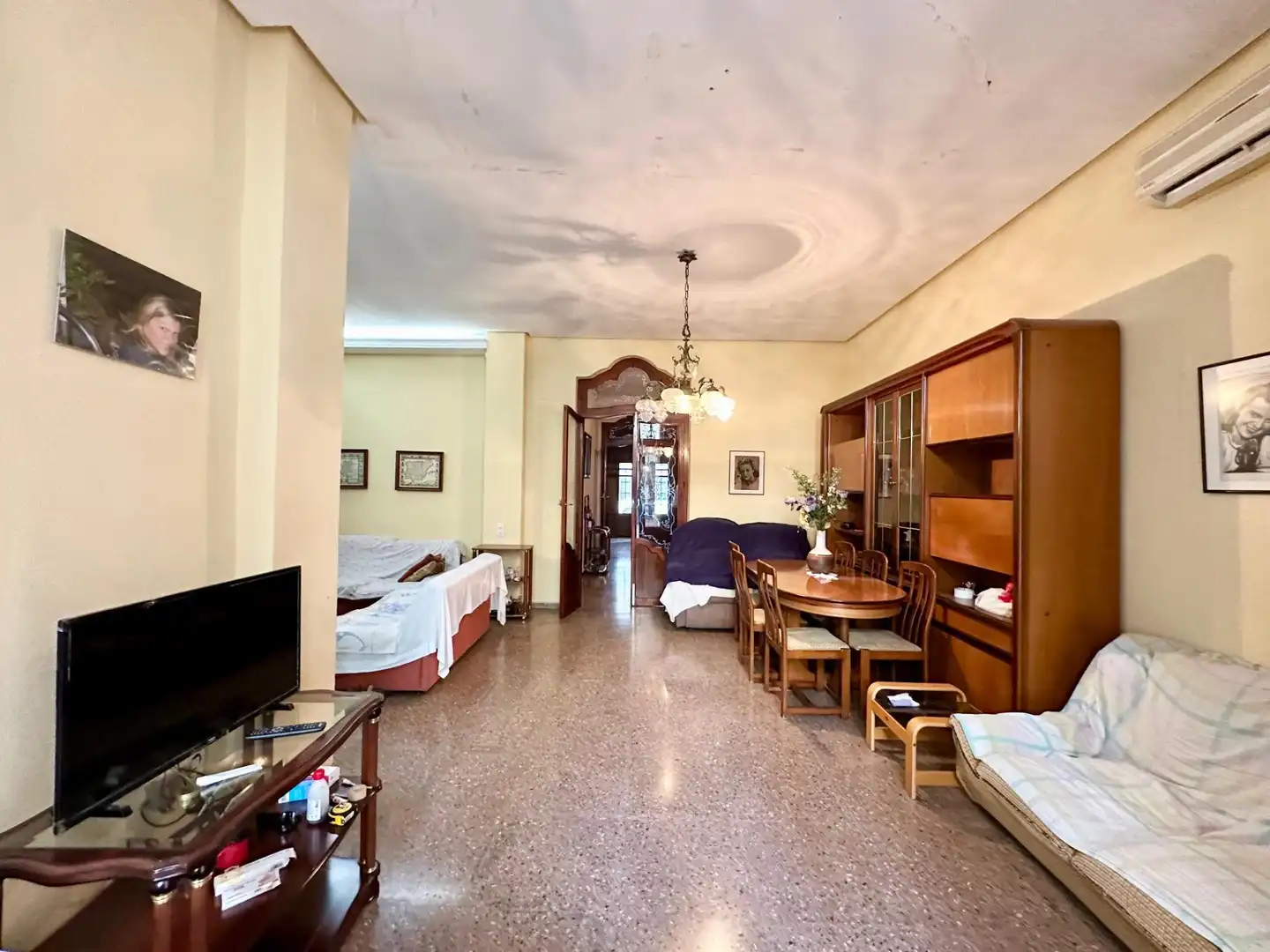 Sala de estar de Casa o chalet en venta en Carlet con Terraza y Amueblado
