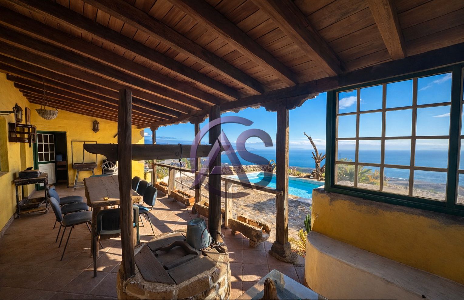 Exterior view of House or chalet for sale in Güímar  with Private garden, Terrace and Swimming Pool