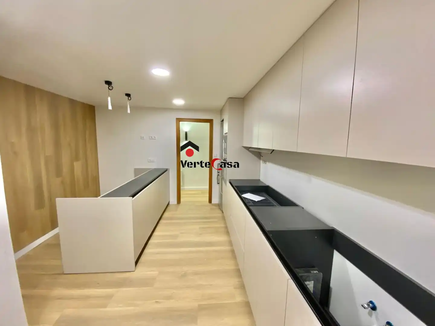 Cocina de Piso de alquiler en Valencia con Aire acondicionado, Calefacción y Parquet
