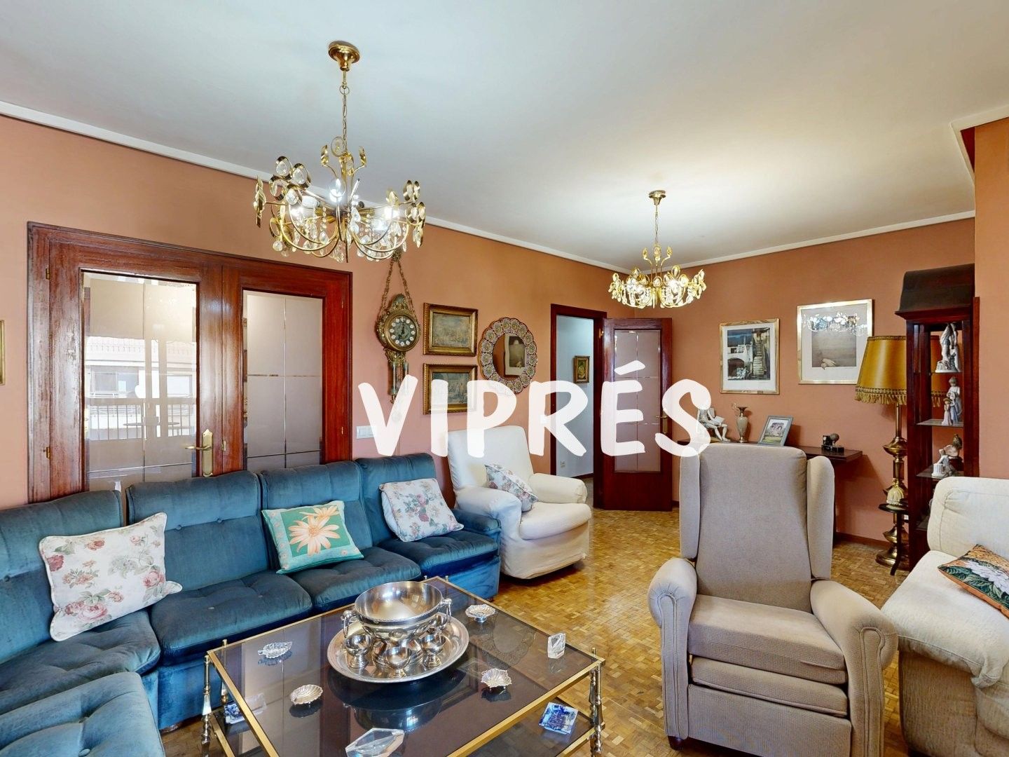 Living room of Flat for sale in Cáceres Capital  with Air Conditioner, Heating and Terrace