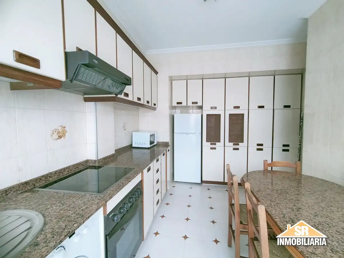 Kitchen of Flat for rent in A Coruña Capital   with Furnished, Oven and Washing machine