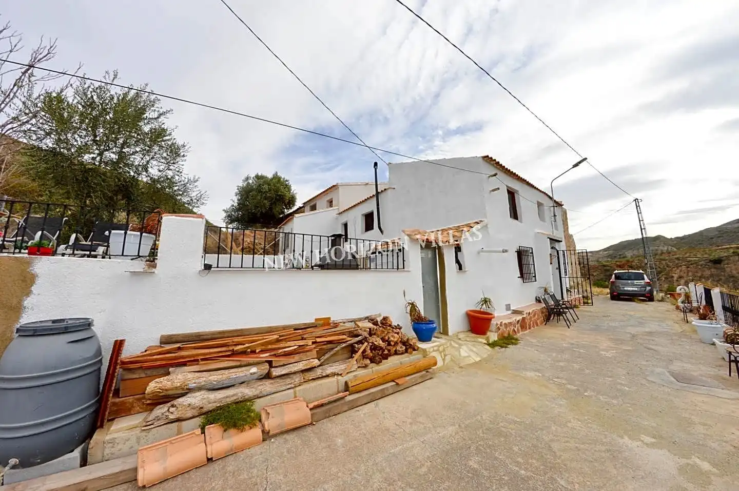 Vista exterior de Casa o chalet en venta en Cantoria con Jardín privado, Terraza y Trastero