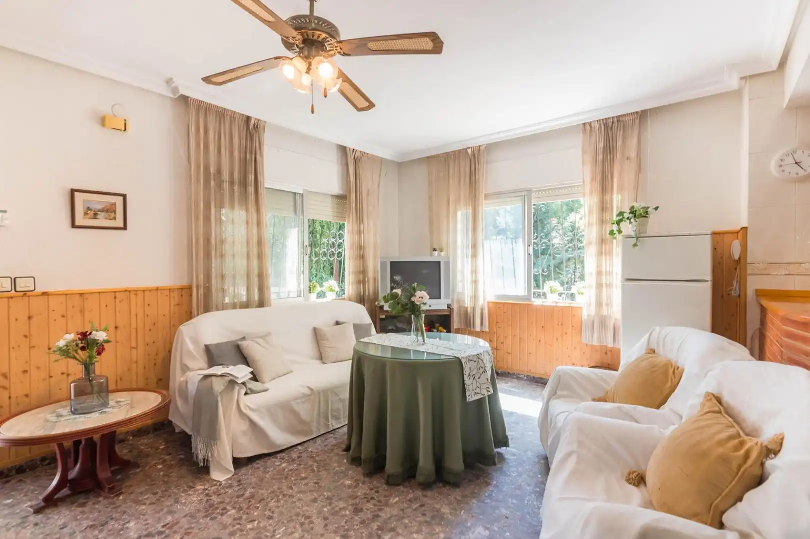 Sala d'estar de Casa o xalet en venda en Las Torres de Cotillas amb Calefacció, Jardí privat i Terrassa