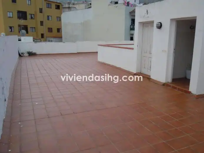 Terraza de Piso de alquiler en La Orotava con Parquet, Amueblado y Horno