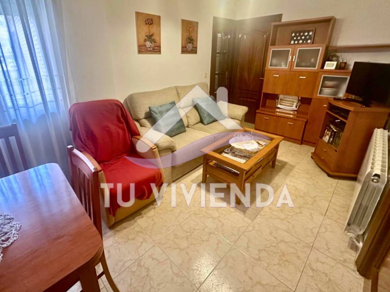 Living room of Flat for sale in Palencia Capital  with Storage room and Furnished