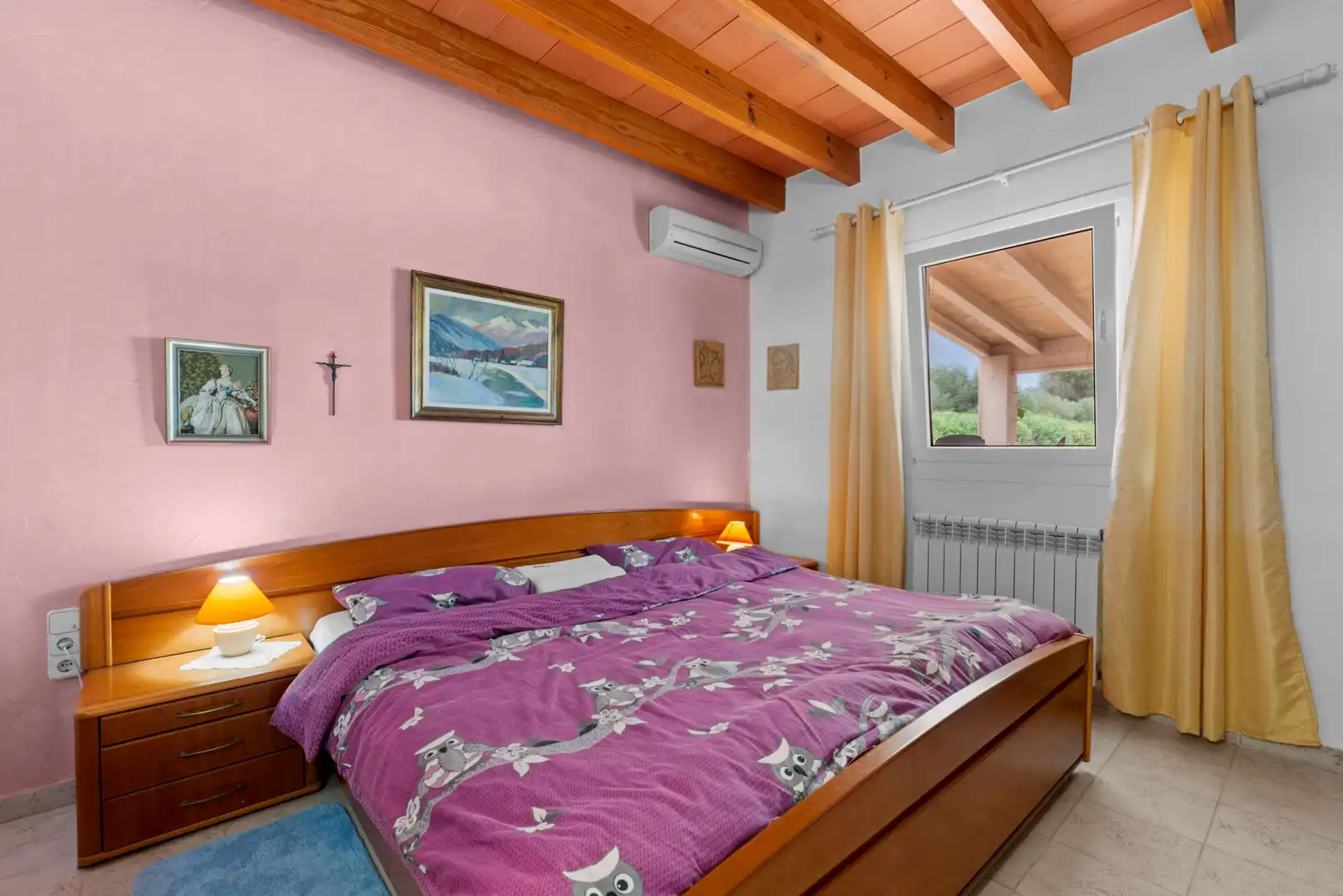 Schlafzimmer von Country house zum Verkauf in Manacor mit Klimaanlage, Heizung und Terrasse