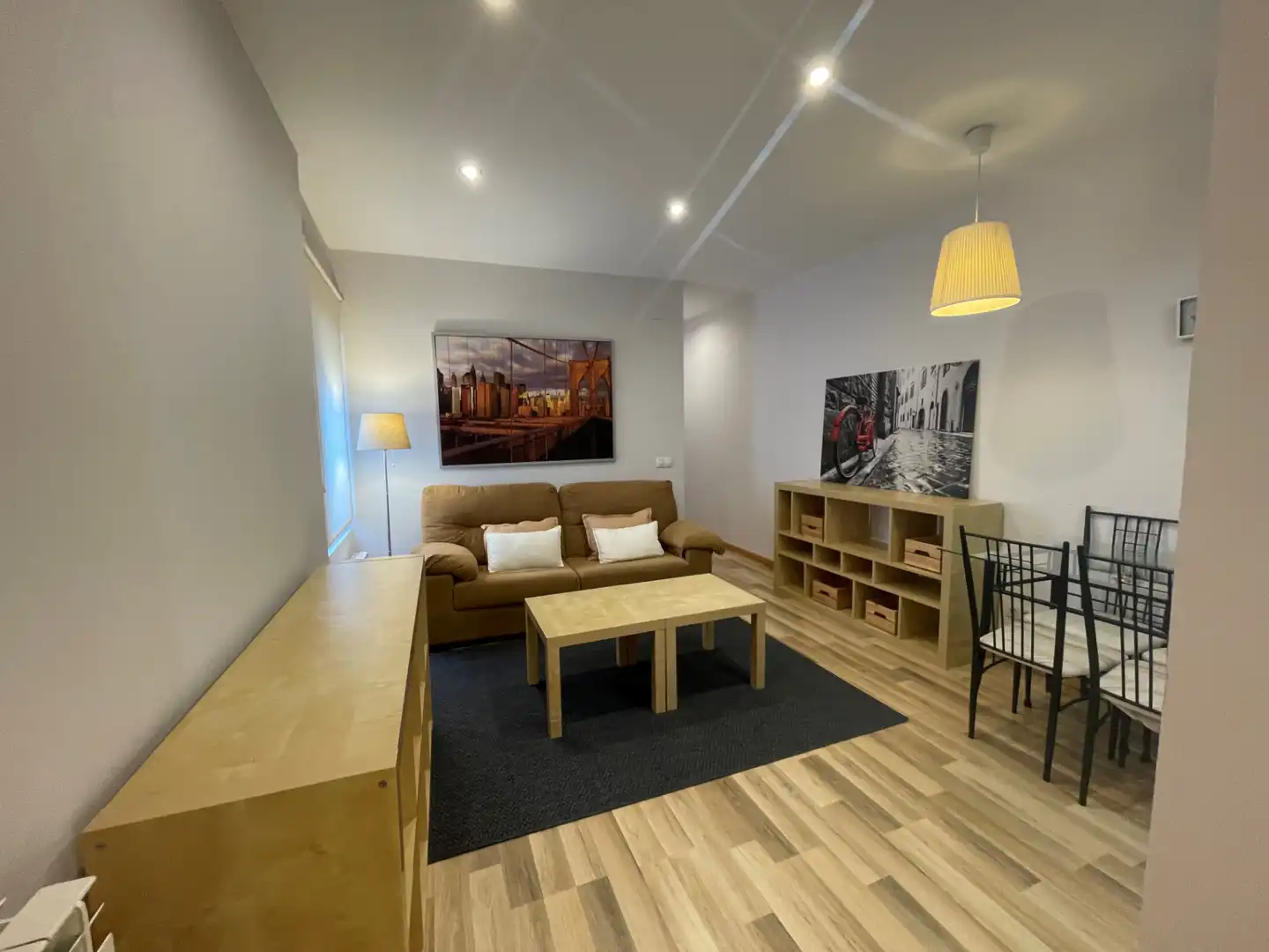 Wohnzimmer von Wohnungen zur Miete in León Capital  mit Heizung, Möbliert und Ofen