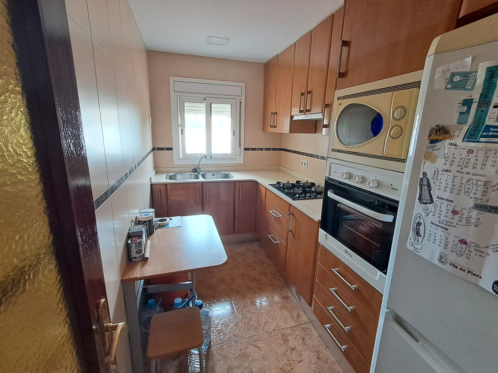 Kitchen of Flat for sale in Sant Sadurní d'Anoia  with Air Conditioner, Furnished and Oven