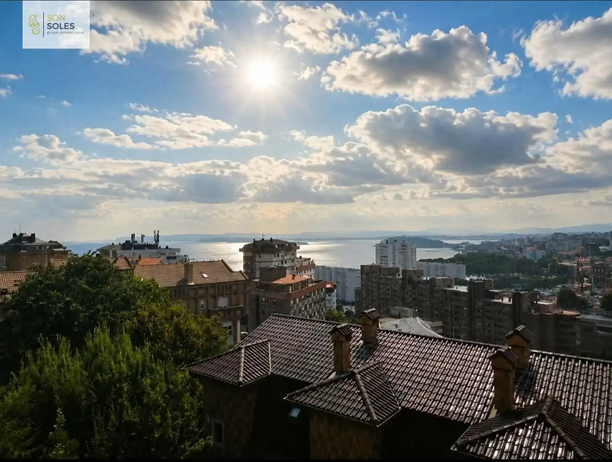 Exterior view of Flat for rent in Santander  with Heating, Parquet flooring and Terrace