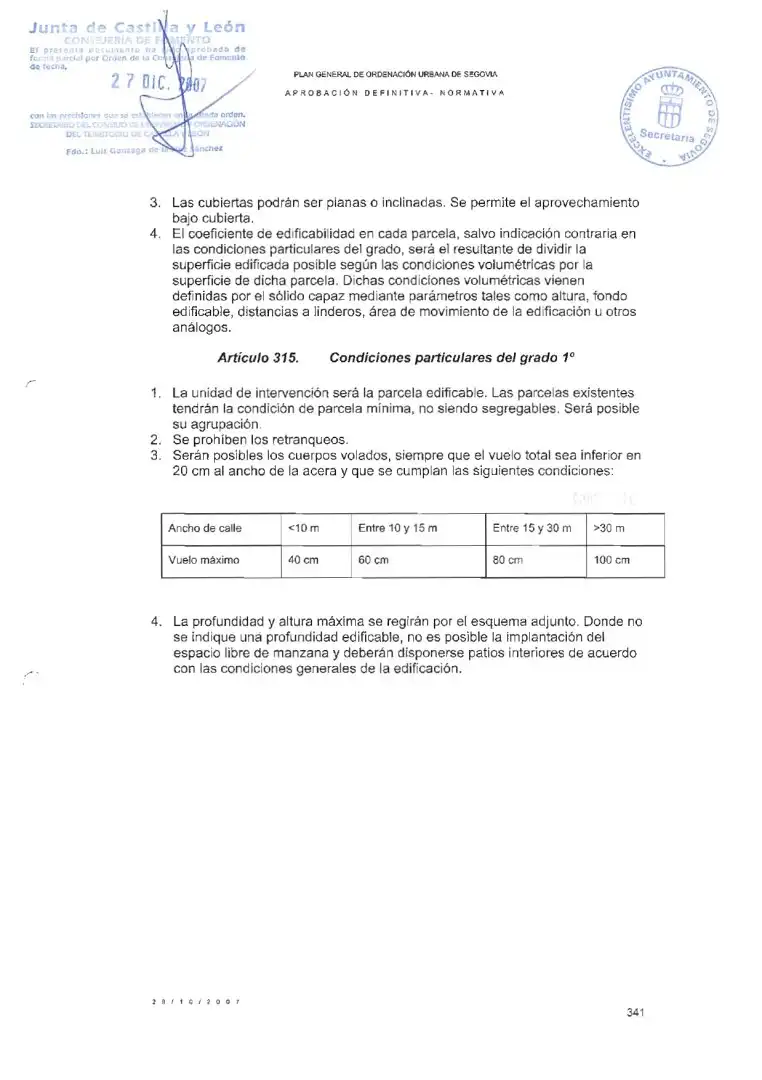 Aparcament de Residencial en venda en Segovia