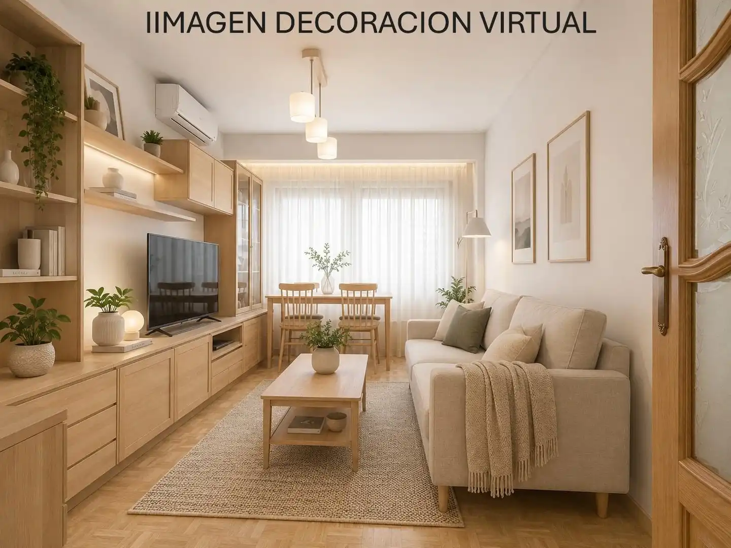 Sala d'estar de Pis en venda en Madrid amb Aire condicionat, Calefacció i Parquet