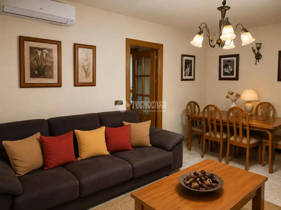 Living room of Flat for sale in Málaga  with Air Conditioner, Terrace and Storage room