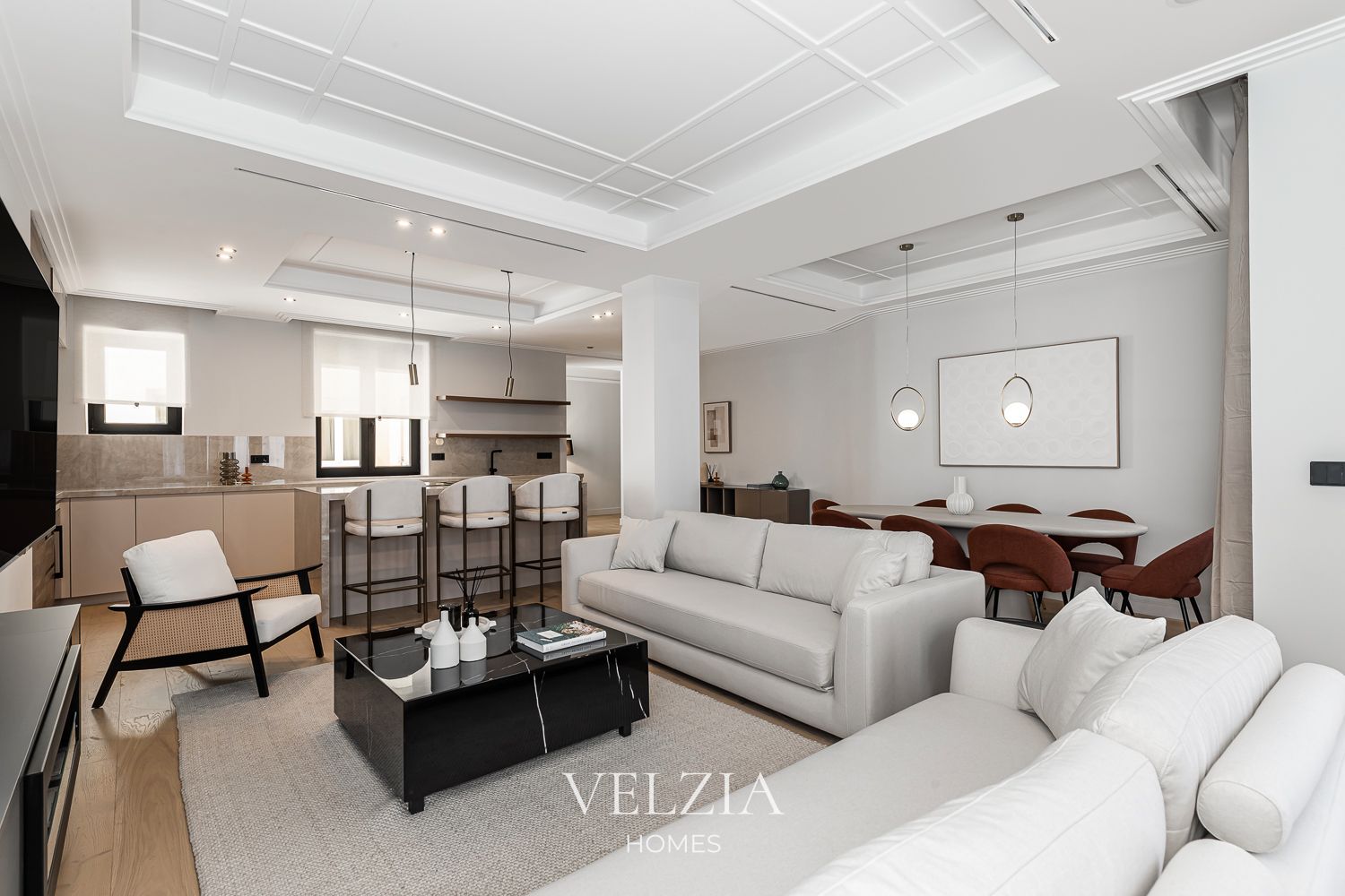 Living room of Flat for sale in  Madrid Capital  with Air Conditioner, Heating and Terrace