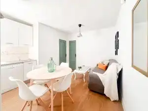 Sala de estar de Piso para compartir en Móstoles con Calefacción, Amueblado y Horno
