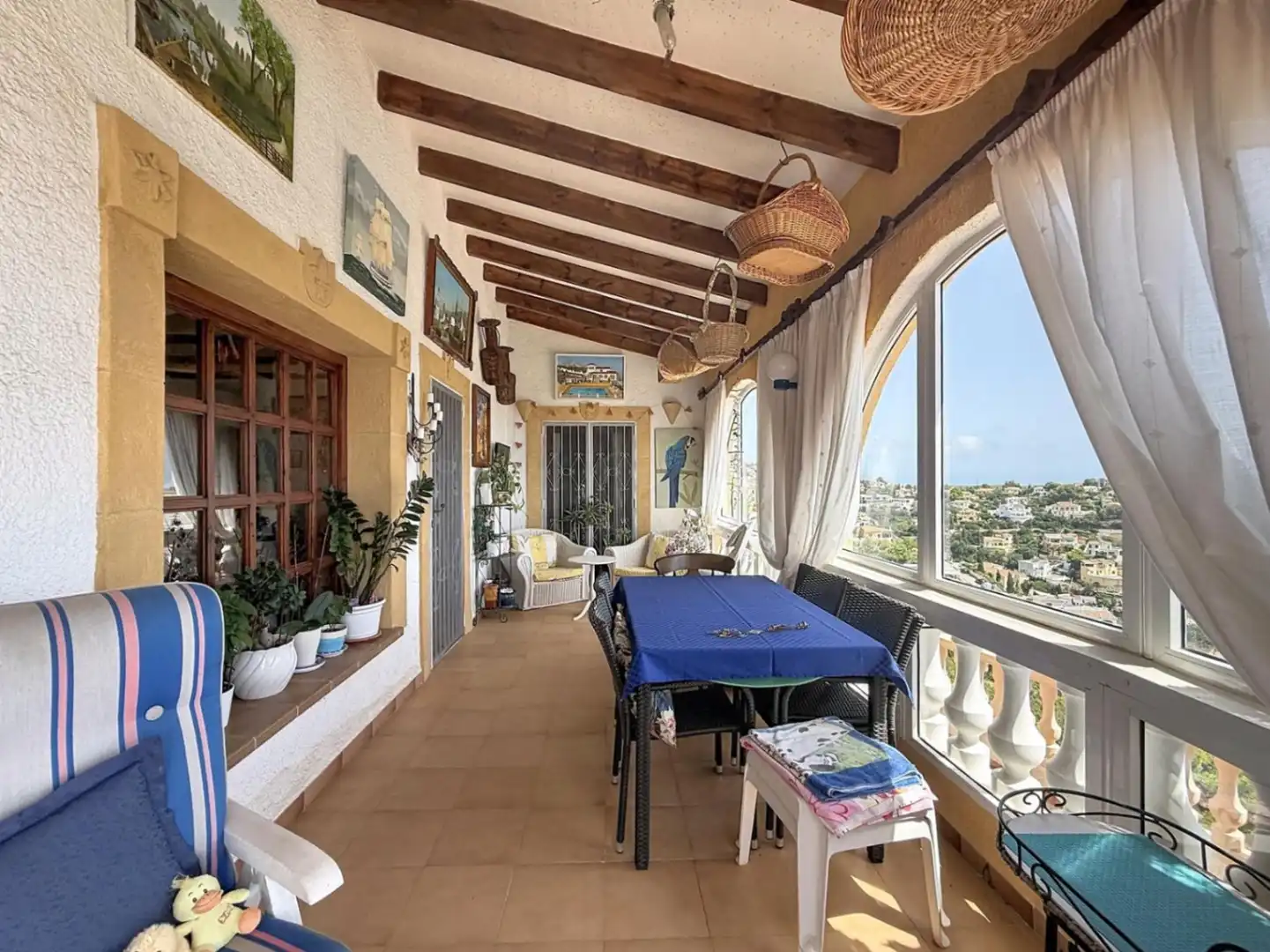 Terraza de Casa o chalet en venta en Benitachell / El Poble Nou de Benitatxell con Aire acondicionado, Calefacción y Jardín privado
