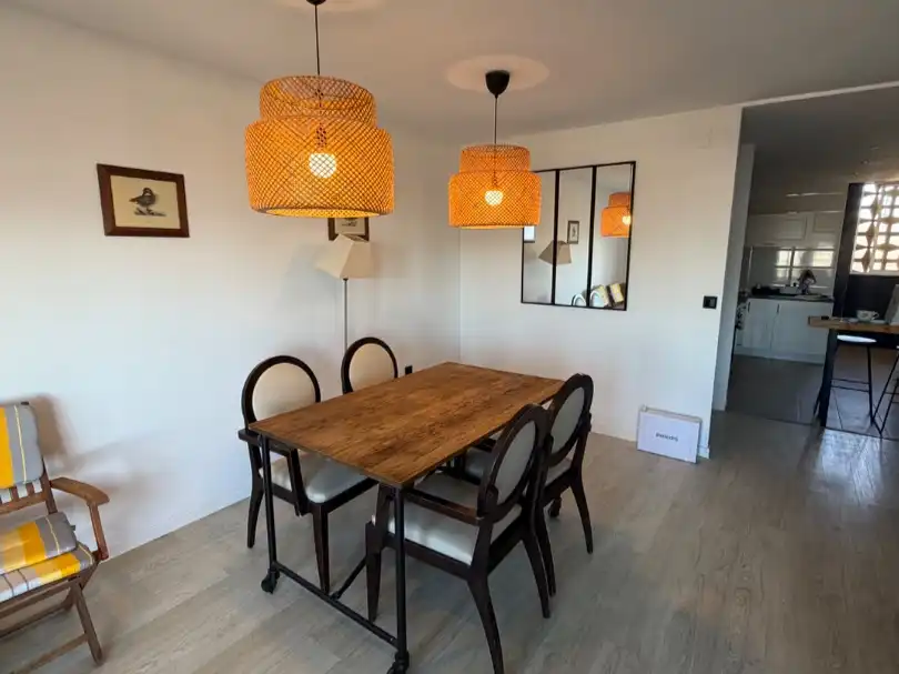 Dining room of Flat for rent in Santa Pola  with Air Conditioner, Terrace and Balcony