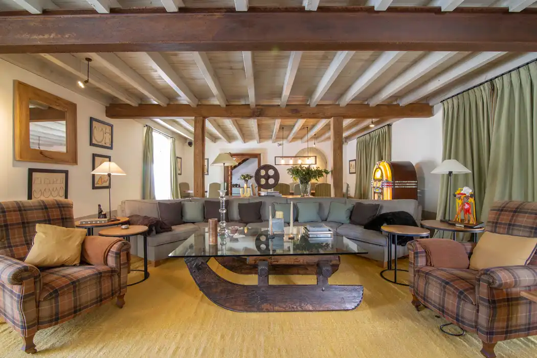 Sala d'estar de Casa o xalet en venda en Naut Aran amb Calefacció, Jardí privat i Parquet