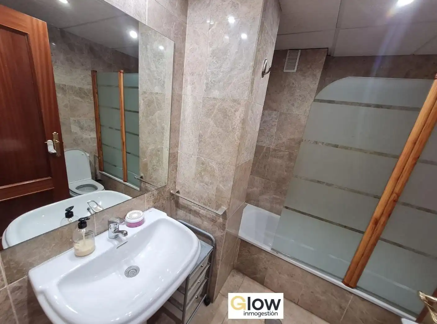 Baño de Ático de alquiler en Badajoz con Aire acondicionado, Calefacción y Terraza