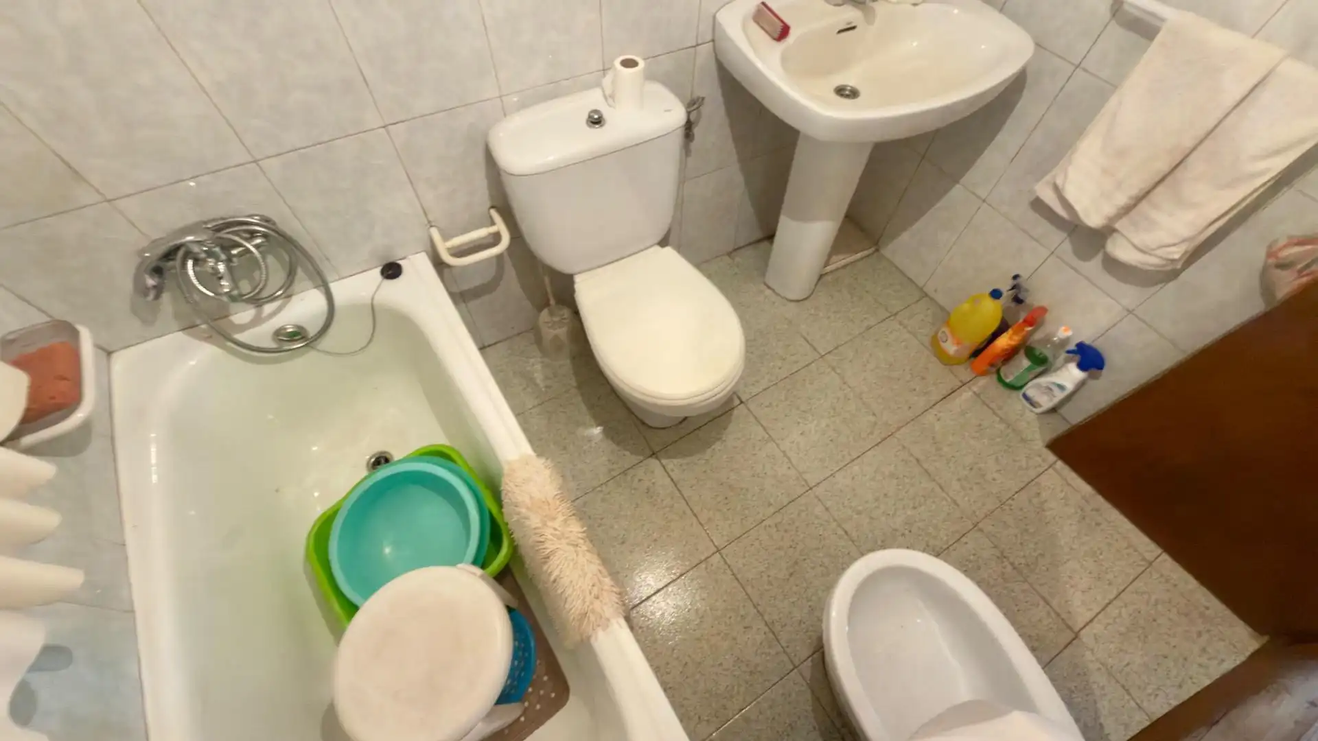 Badezimmer von Haus oder Chalet zum Verkauf in Cartelle mit Möbliert