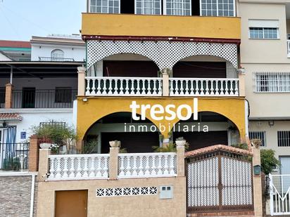 Exterior view of Single-family semi-detached for sale in Málaga Capital  with Air Conditioner and Terrace