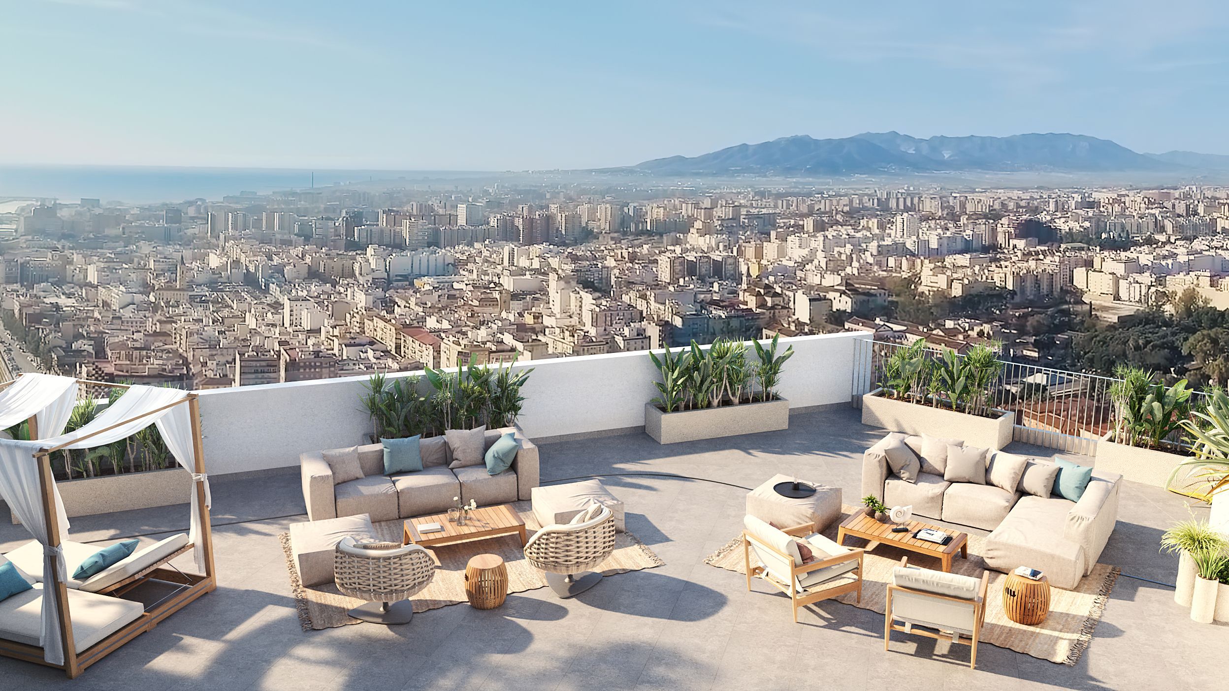 Terrace of Flat for sale in Málaga Capital  with Air Conditioner, Storage room and Oven