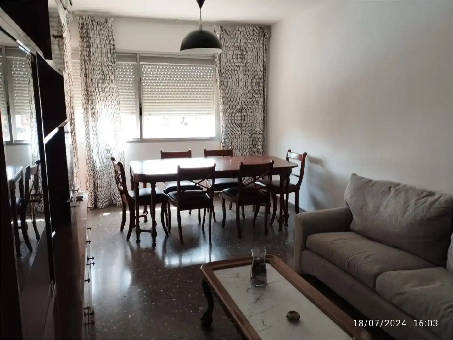 Esszimmer von Wohnung zur Miete in  Valencia Capital mit Klimaanlage und Balkon