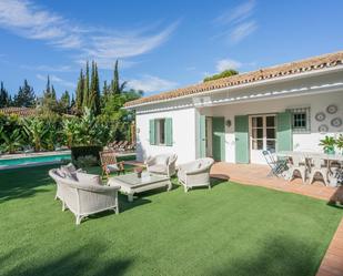 Garden of House or chalet to rent in Marbella  with Air Conditioner, Terrace and Swimming Pool