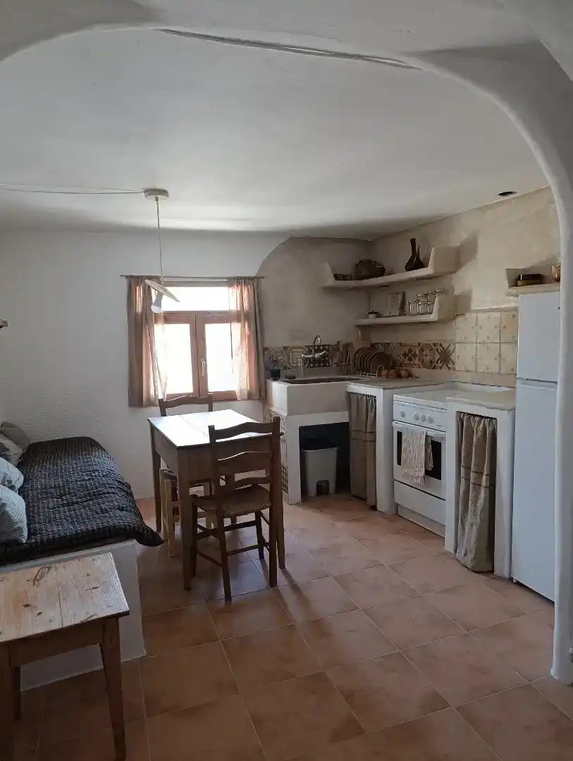 Cuina de Finca rústica de lloguer en Albalate del Arzobispo amb Traster, Moblat i Forn