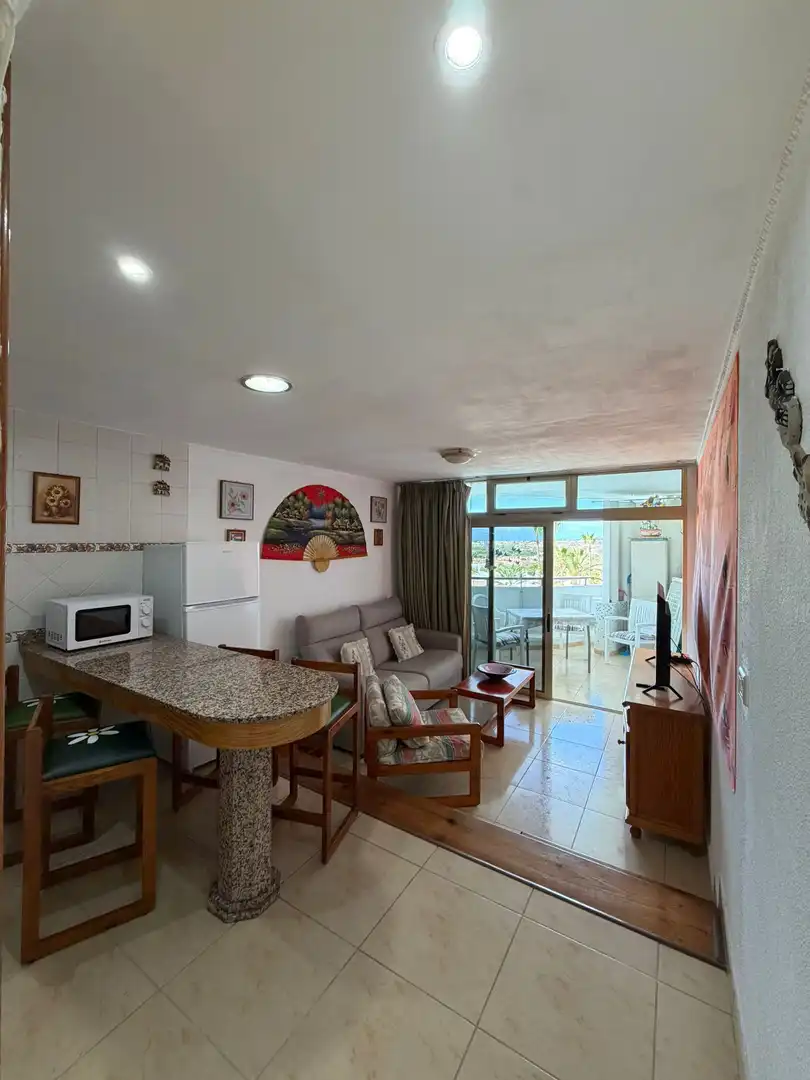 Living room of Apartments for rent in San Bartolomé de Tirajana  with Furnished and Community pool