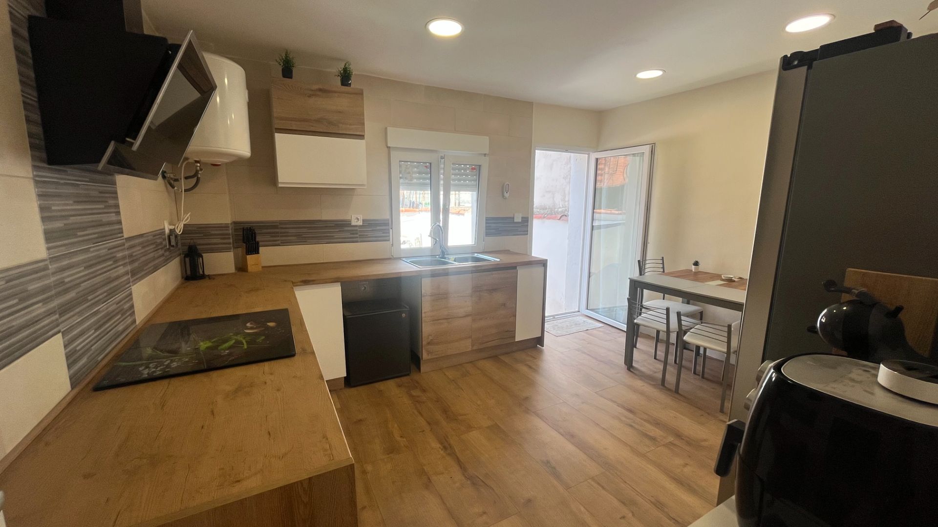 Kitchen of Single-family semi-detached for sale in Valladolid Capital  with Heating and Furnished