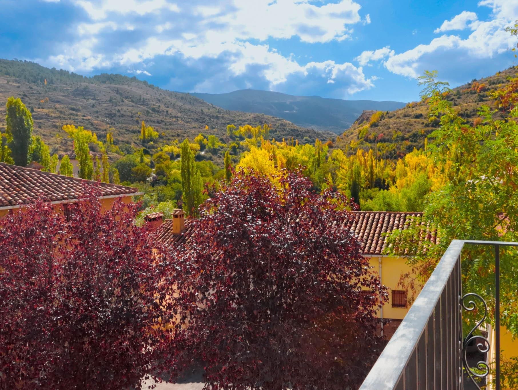 Vista exterior de Casa o xalet en venda en Camarena de la Sierra amb Calefacció i Jardí privat