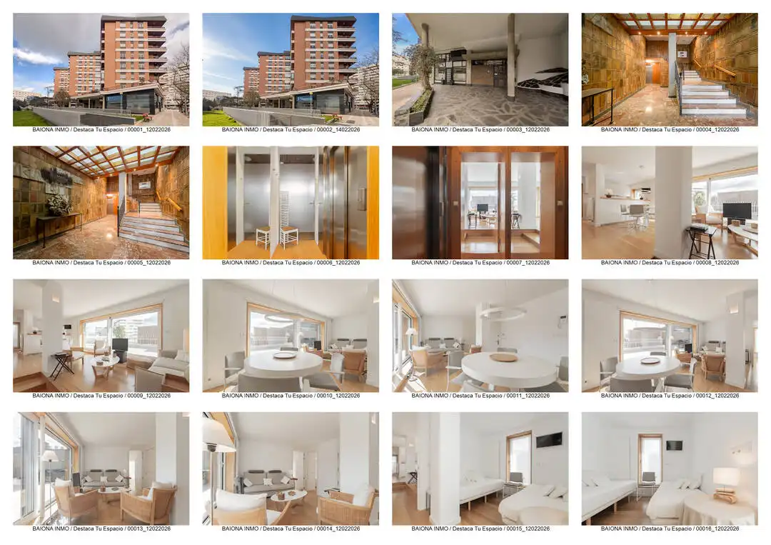 Vista exterior de Ático en venta en  Pamplona / Iruña con Calefacción, Terraza y Alarma