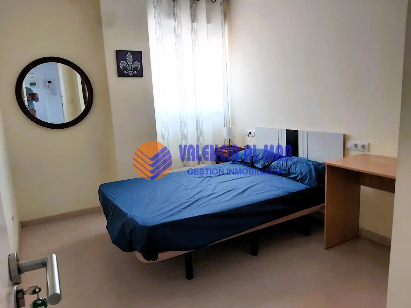 Schlafzimmer von Dachboden zum Verkauf in Valencia mit Klimaanlage, Heizung und Parkett