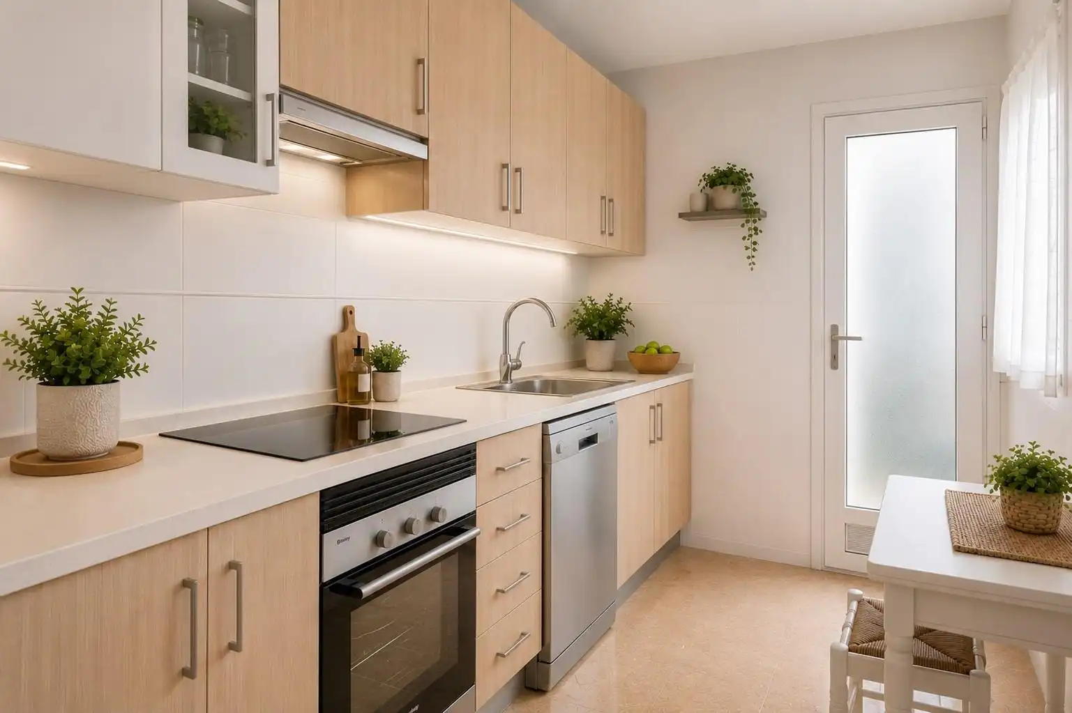 Cocina de Casa adosada en venta en San Javier con Aire acondicionado, Calefacción y Terraza