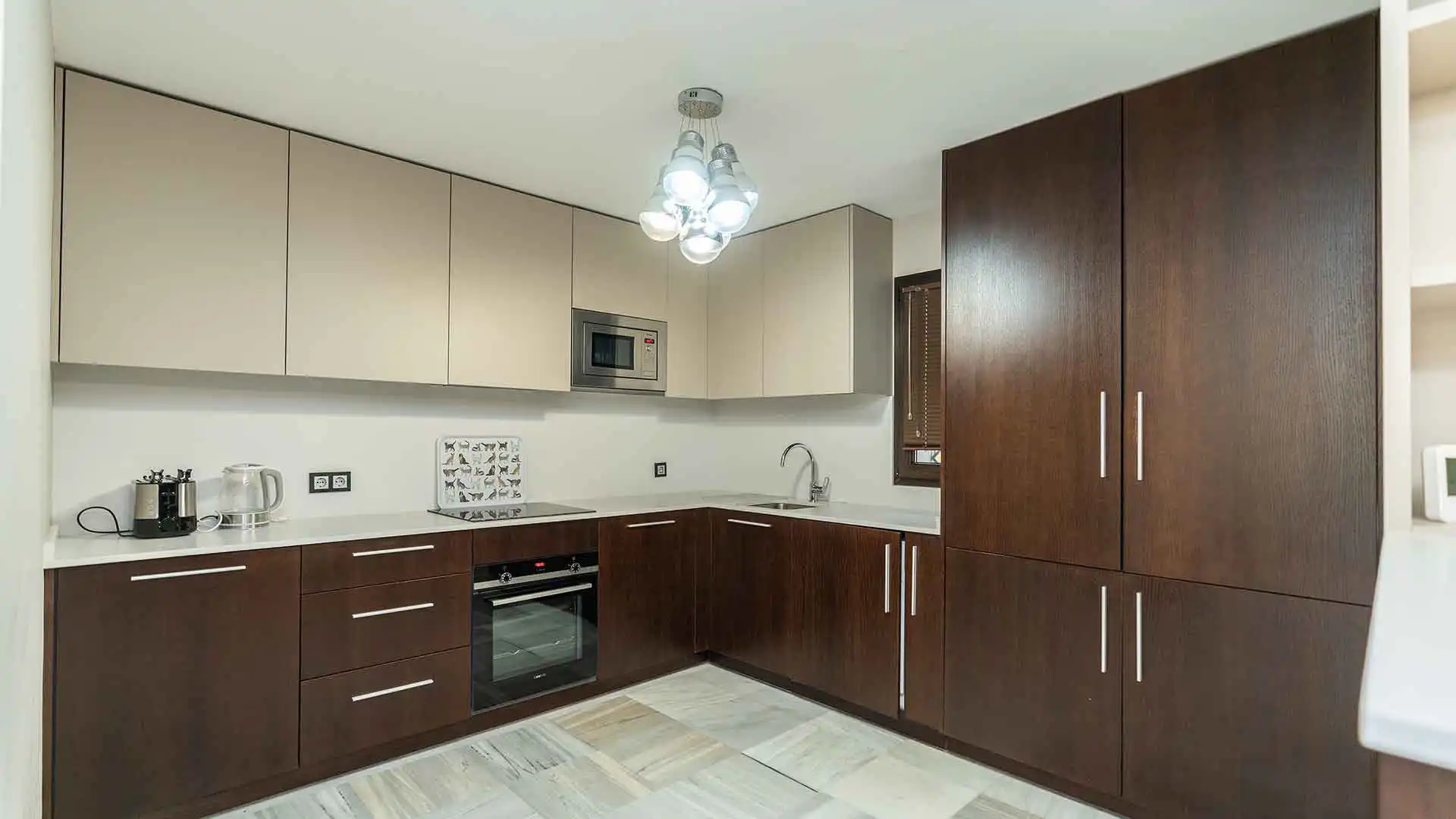 Cocina de Casa o chalet de alquiler en Marbella con Aire acondicionado, Jardín privado y Terraza