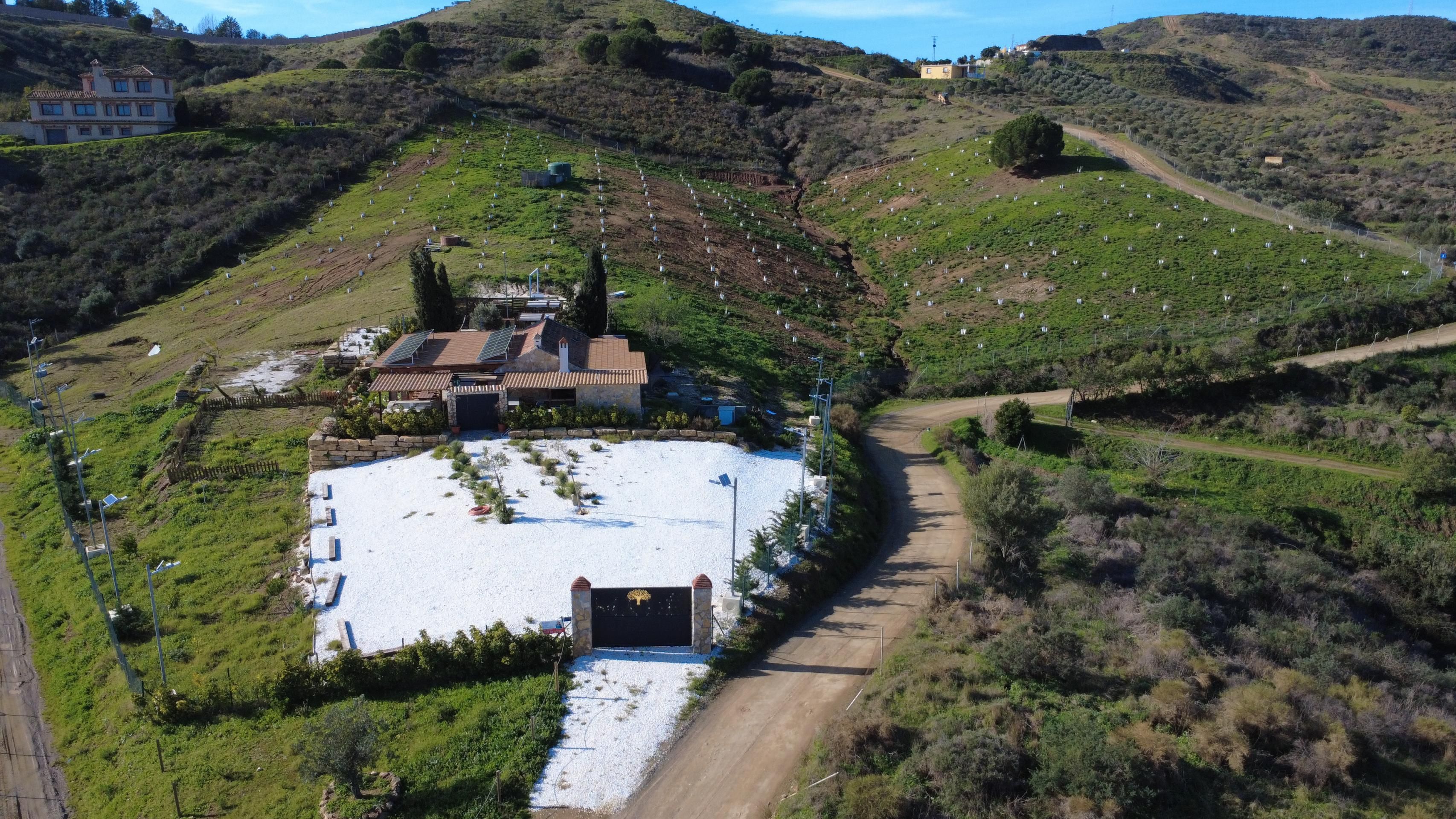 Vista exterior de Finca rústica en venta en Mijas con Terraza