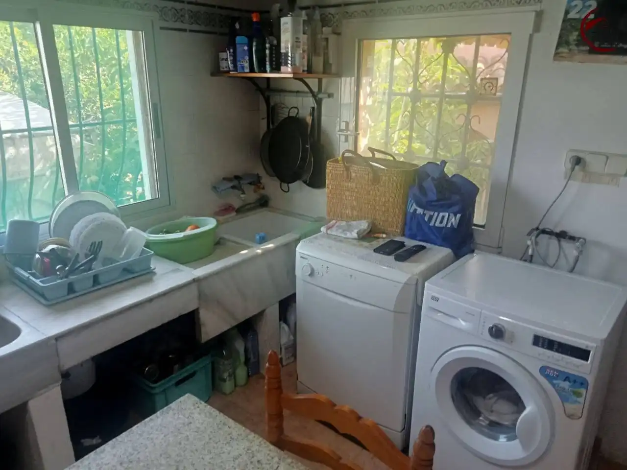 Cocina de Casa o chalet en venta en Cullera con Aire acondicionado, Jardín privado y Terraza