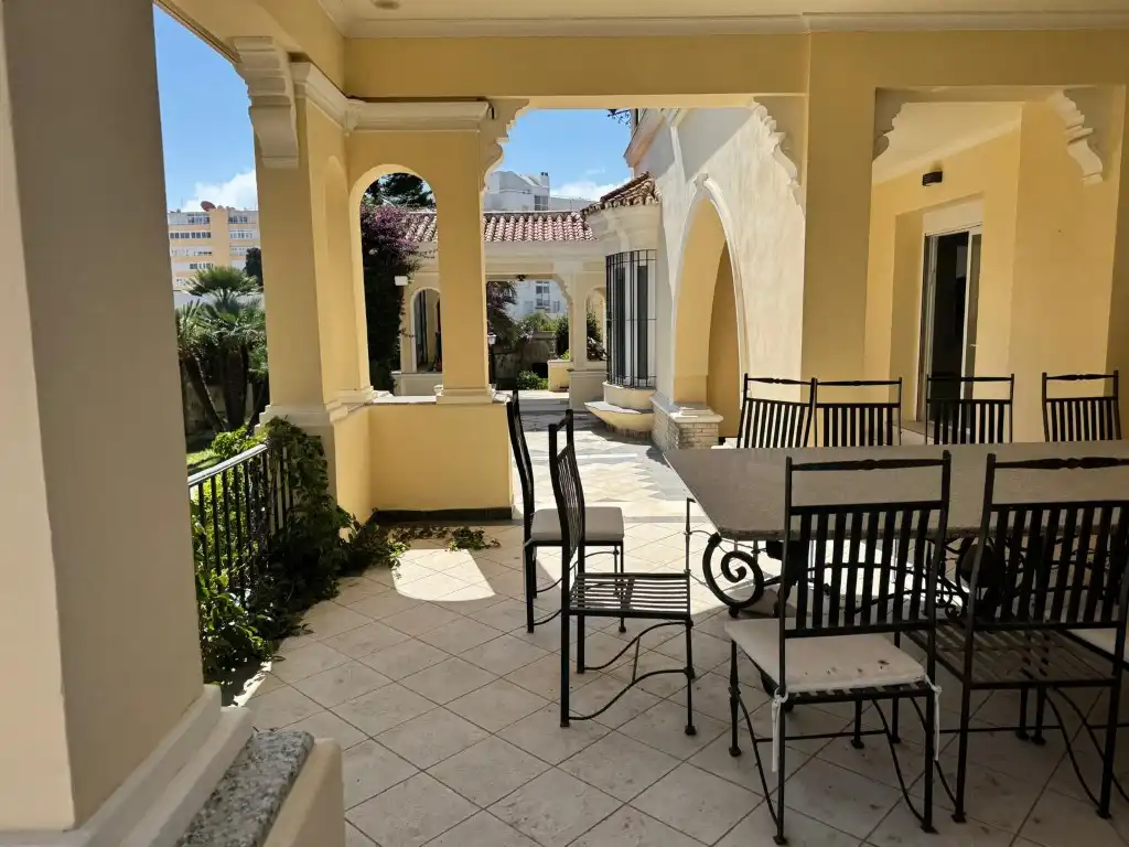 Terrace of Houses for rent in Torremolinos  with Air Conditioner, Private garden and Terrace
