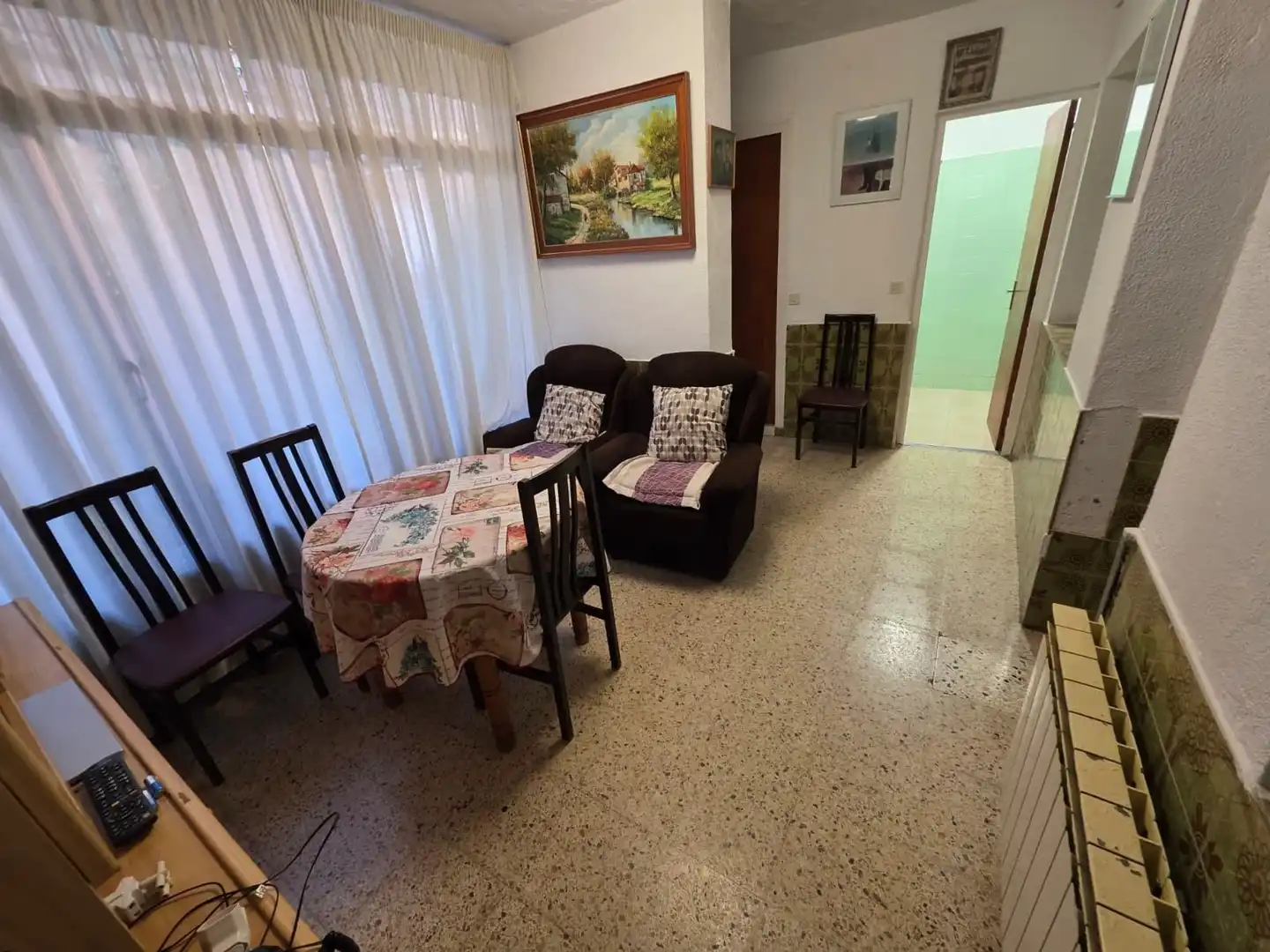 Wohnzimmer von Erdgeschoss zum Verkauf in Vilanova del Camí mit Heizung, Terrasse und Abstellraum