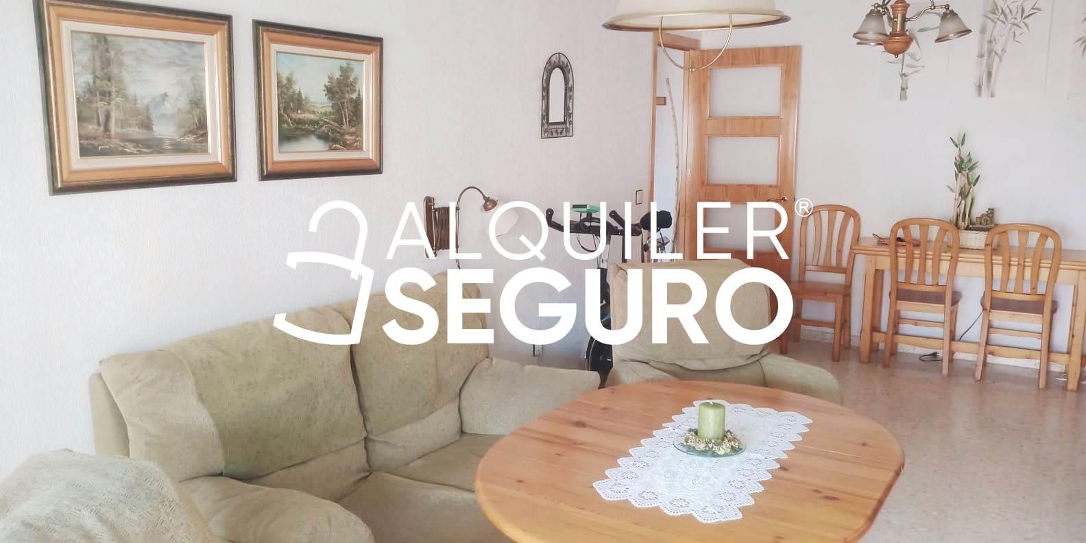 Living room of Flat to rent in  Huelva Capital  with Air Conditioner, Terrace and Furnished