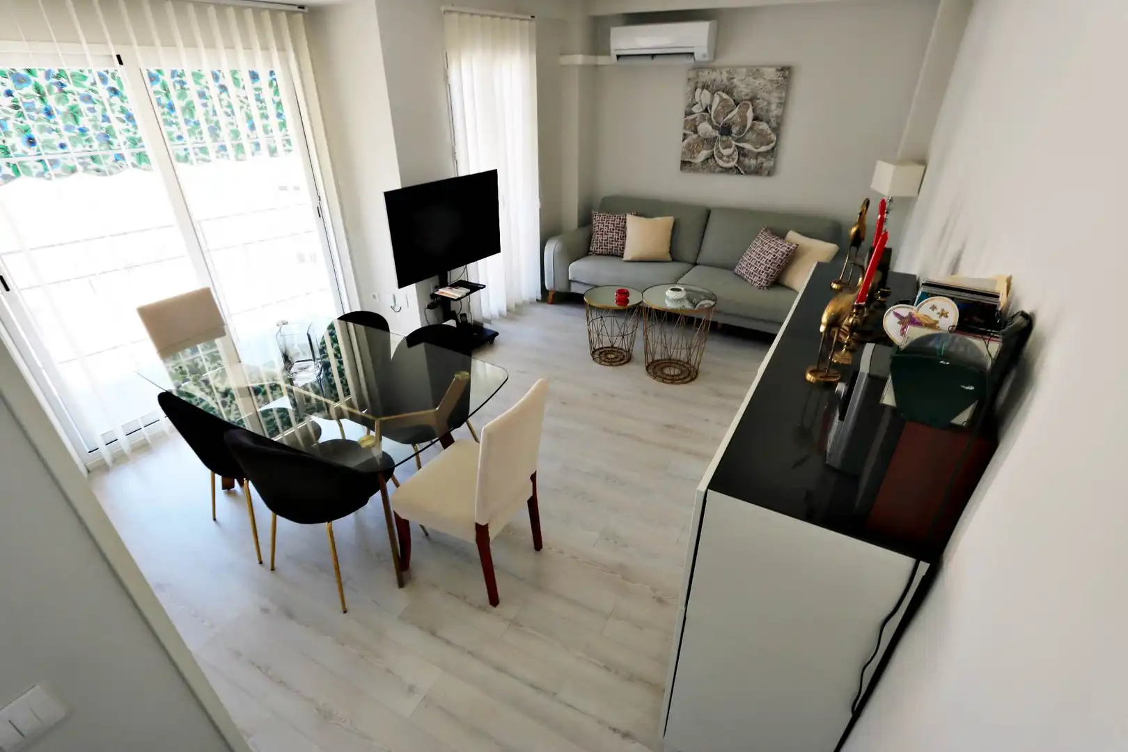 Sala de estar de Piso en venta en Getafe con Aire acondicionado, Terraza y Horno