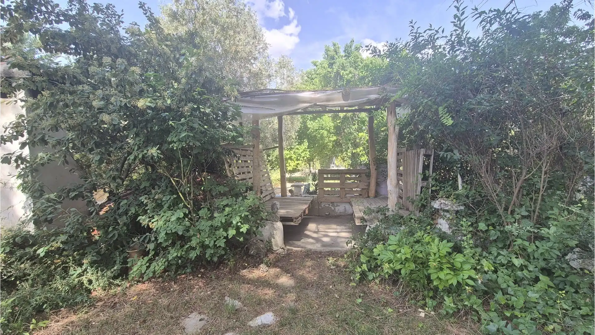 Garden of Houses for sale in Villamuriel de Cerrato  with Heating, Private garden and Swimming Pool