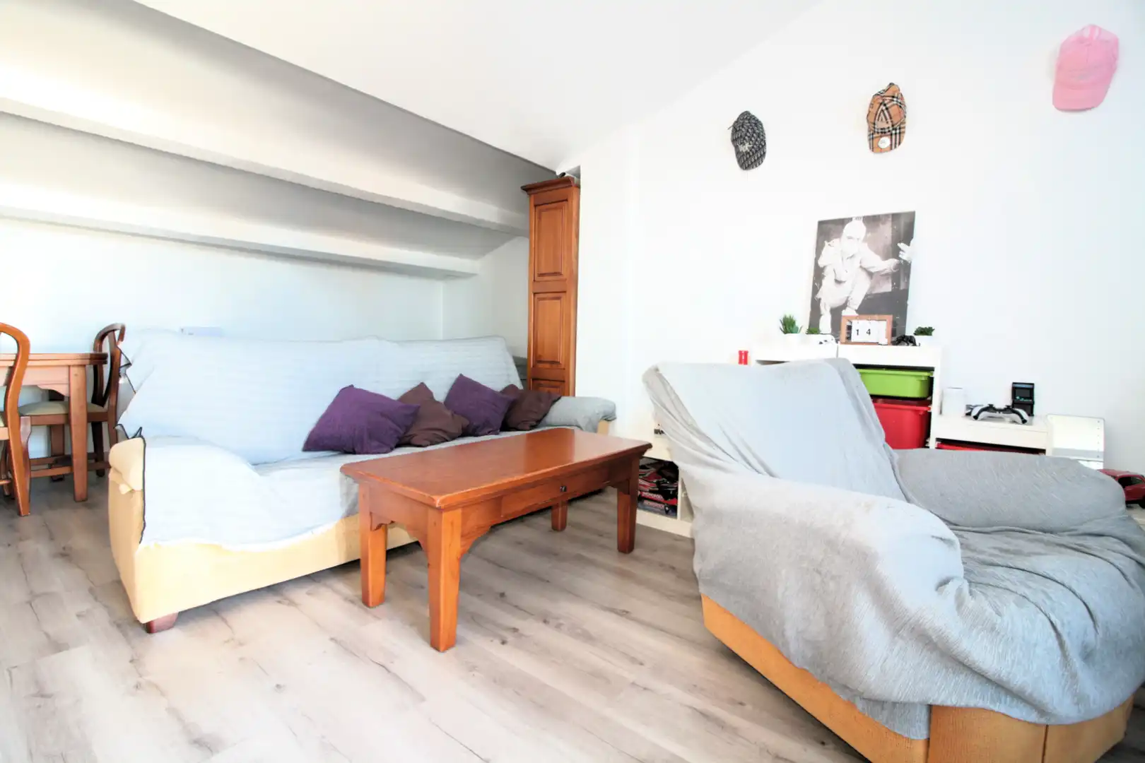 Sala de estar de Casa adosada en venta en Pilar de la Horadada con Aire acondicionado, Jardín privado y Terraza