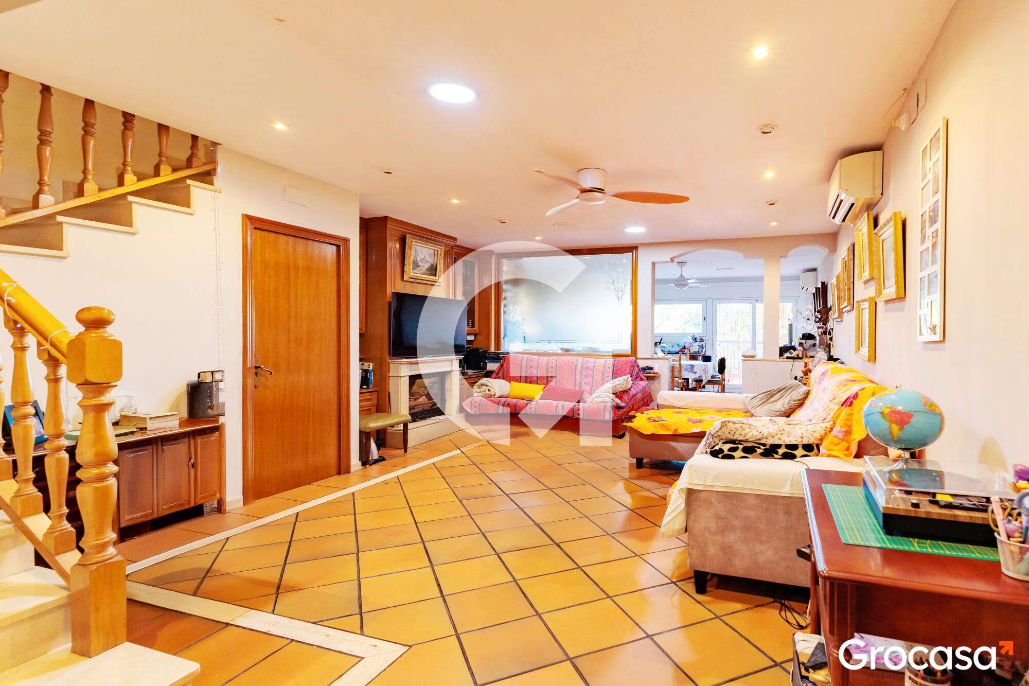 Living room of House or chalet for sale in Terrassa  with Heating, Private garden and Terrace