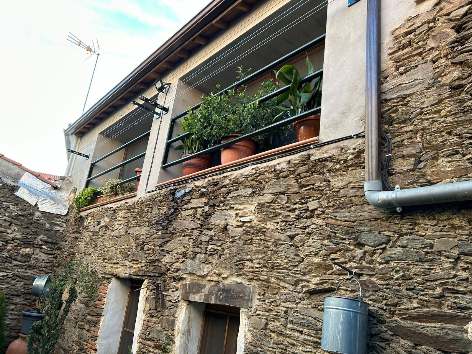 Terrasse von Country house zum verkauf in Malpartida de Plasencia mit Balkon