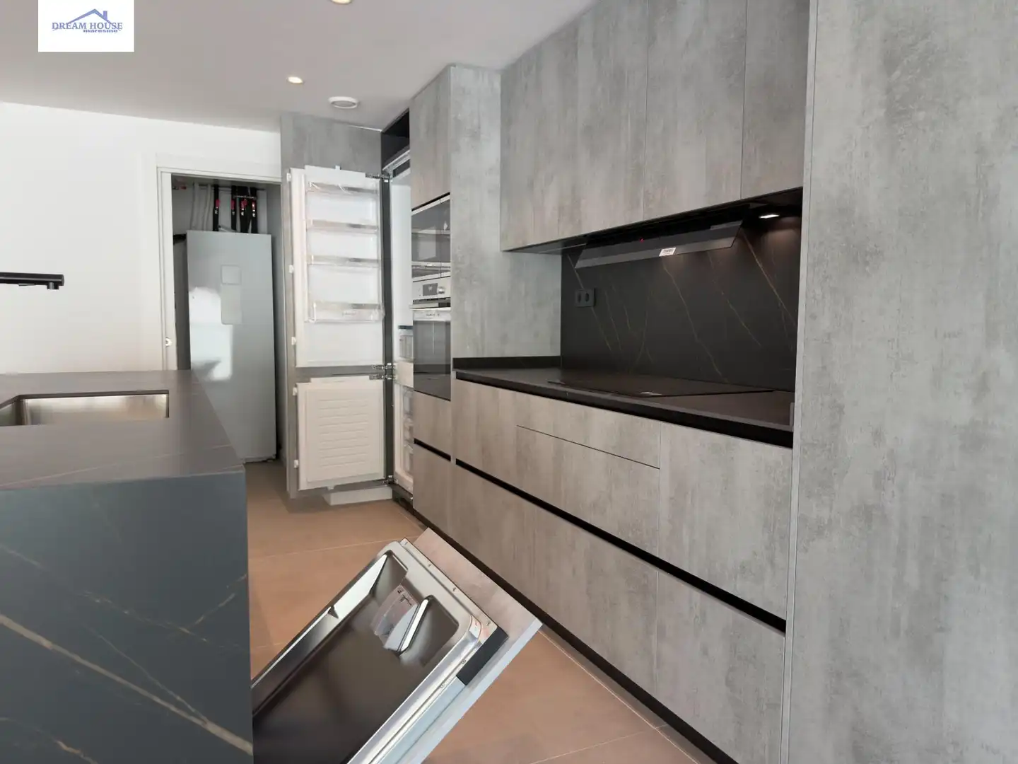Kitchen of Flat for rent in Alella  with Heating and Community pool