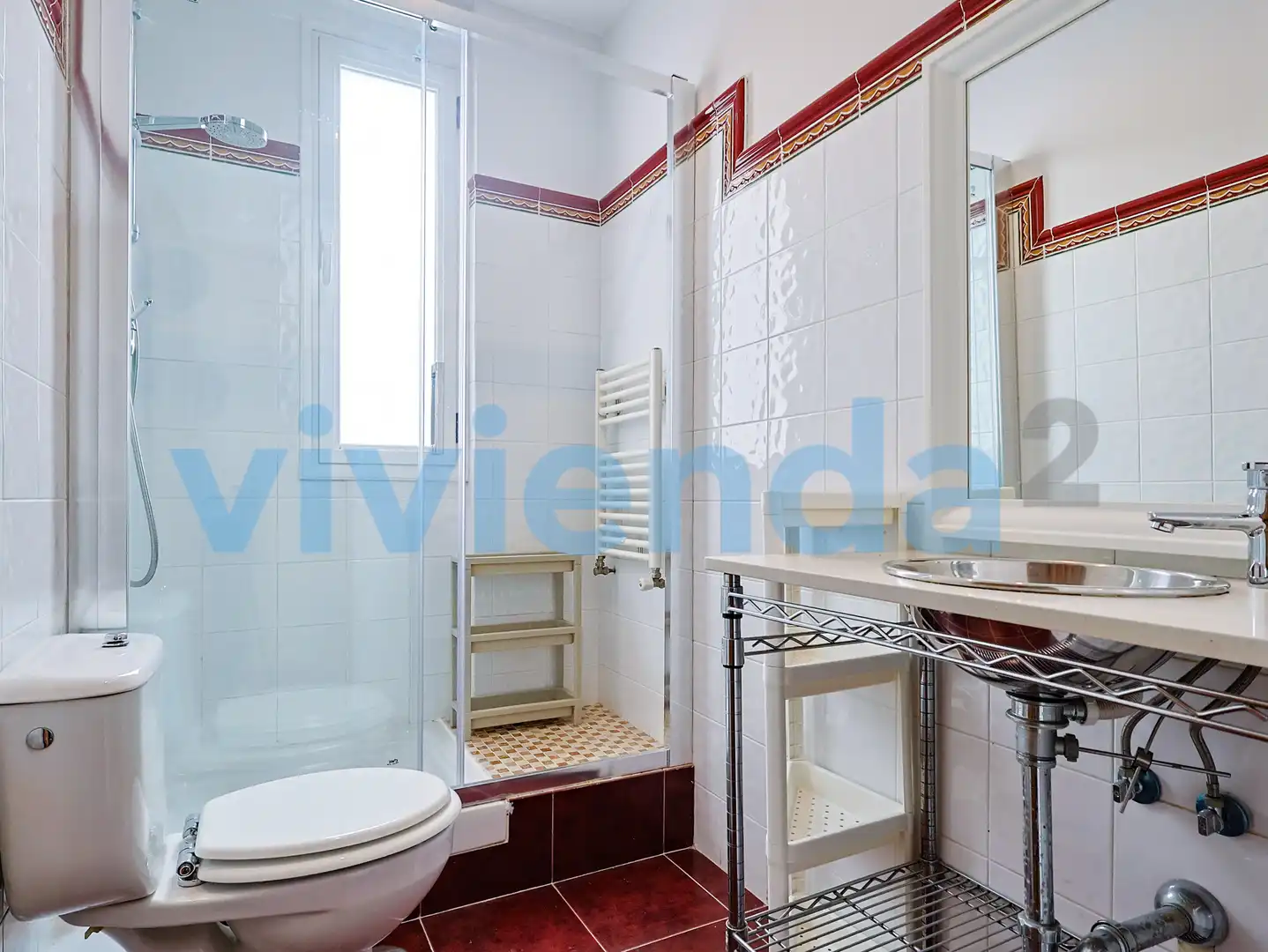 Baño de Piso de alquiler en Madrid con Aire acondicionado, Calefacción y Balcón