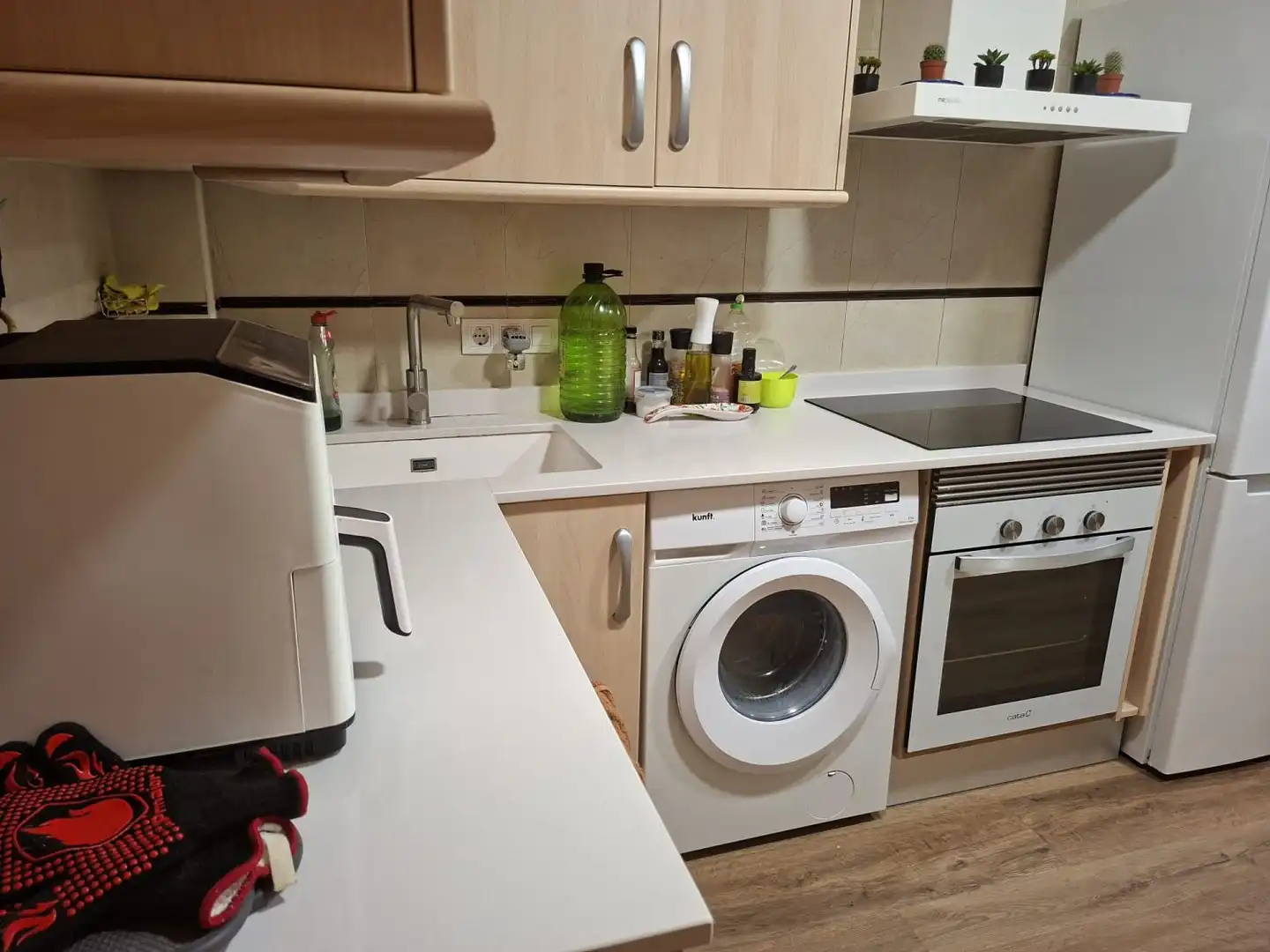 Küche von Wohnung zum Verkauf in Nules mit Klimaanlage, Parkett und Terrasse