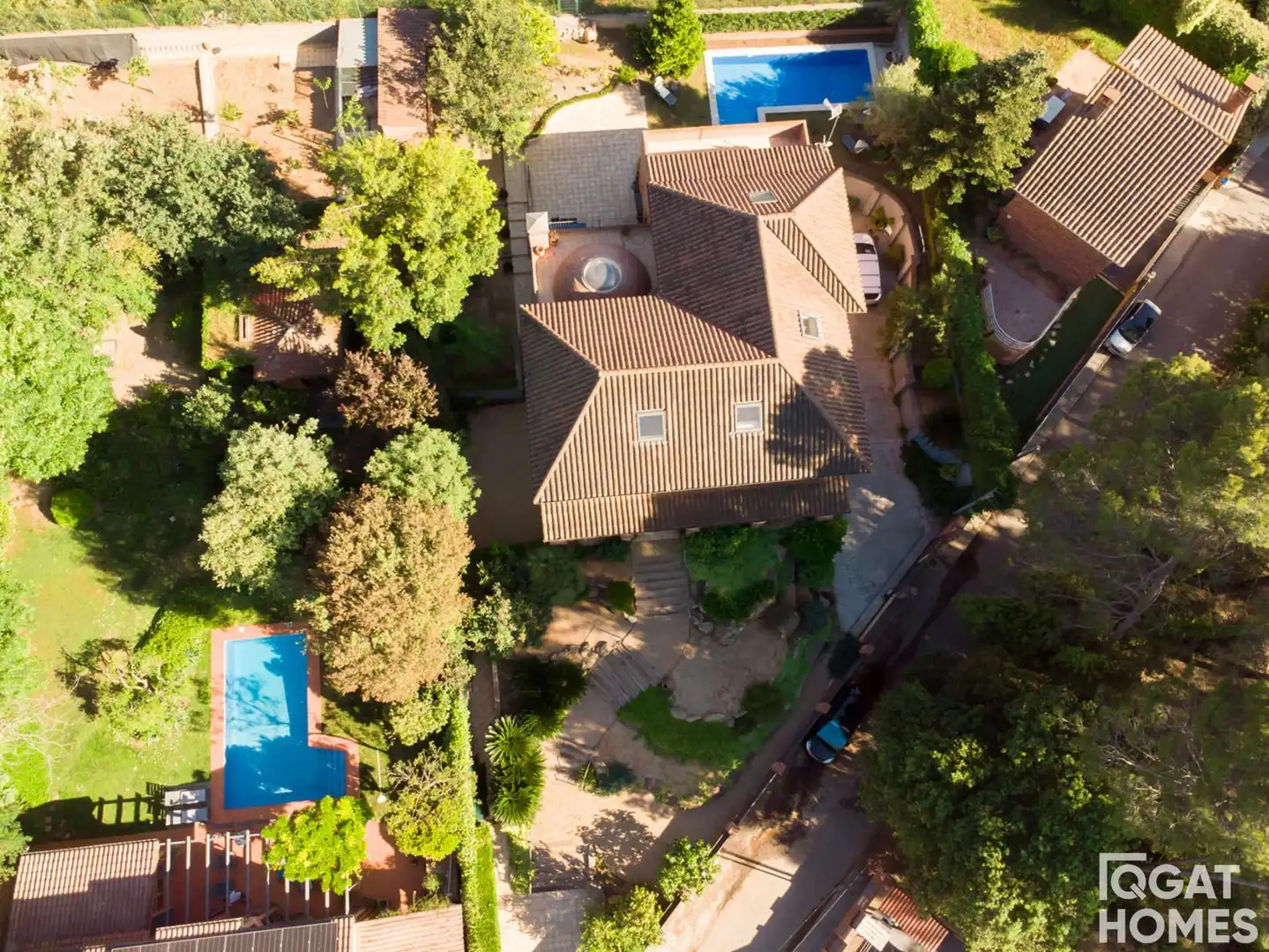 Vista exterior de Casa o chalet de alquiler en Sant Cugat del Vallès con Aire acondicionado, Calefacción y Jardín privado