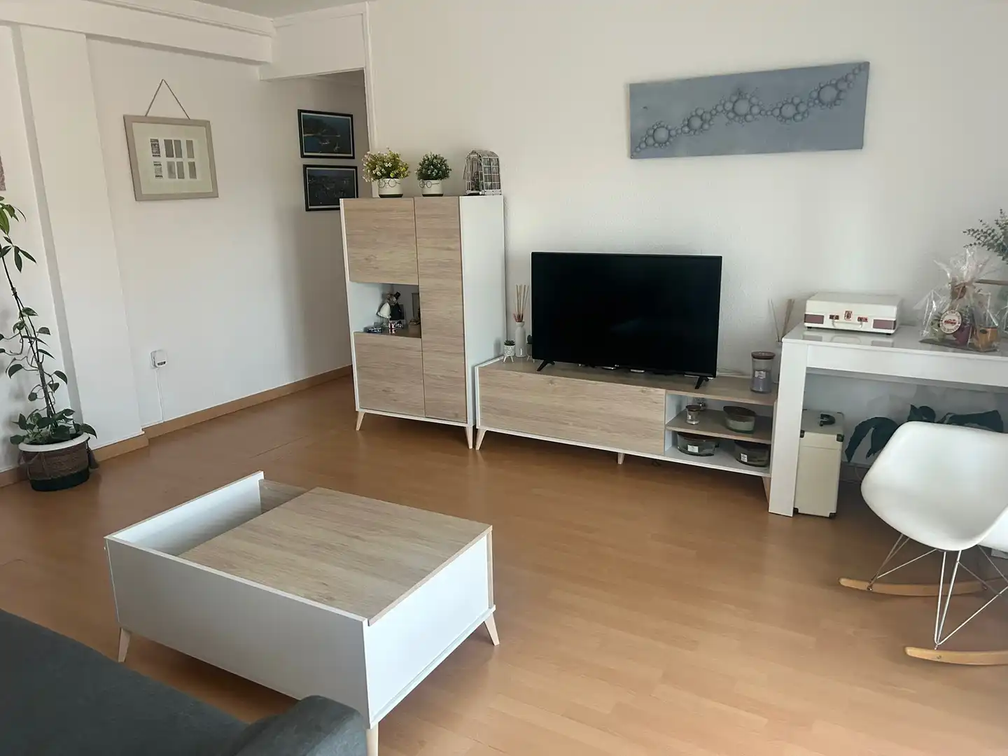Sala d'estar de Pis en venda en Huesca amb Aire condicionat, Calefacció i Terrassa